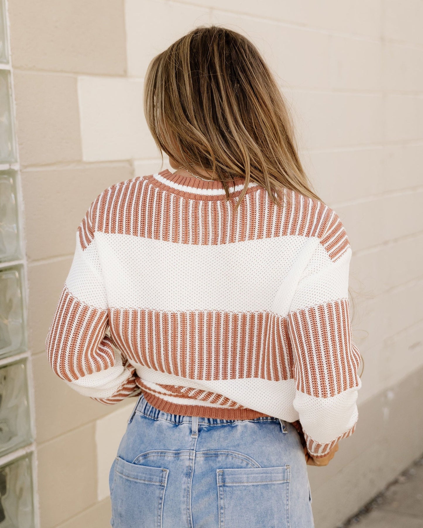 Alina Sweater - Khaki view 5 - Khaki Sweater (top)
