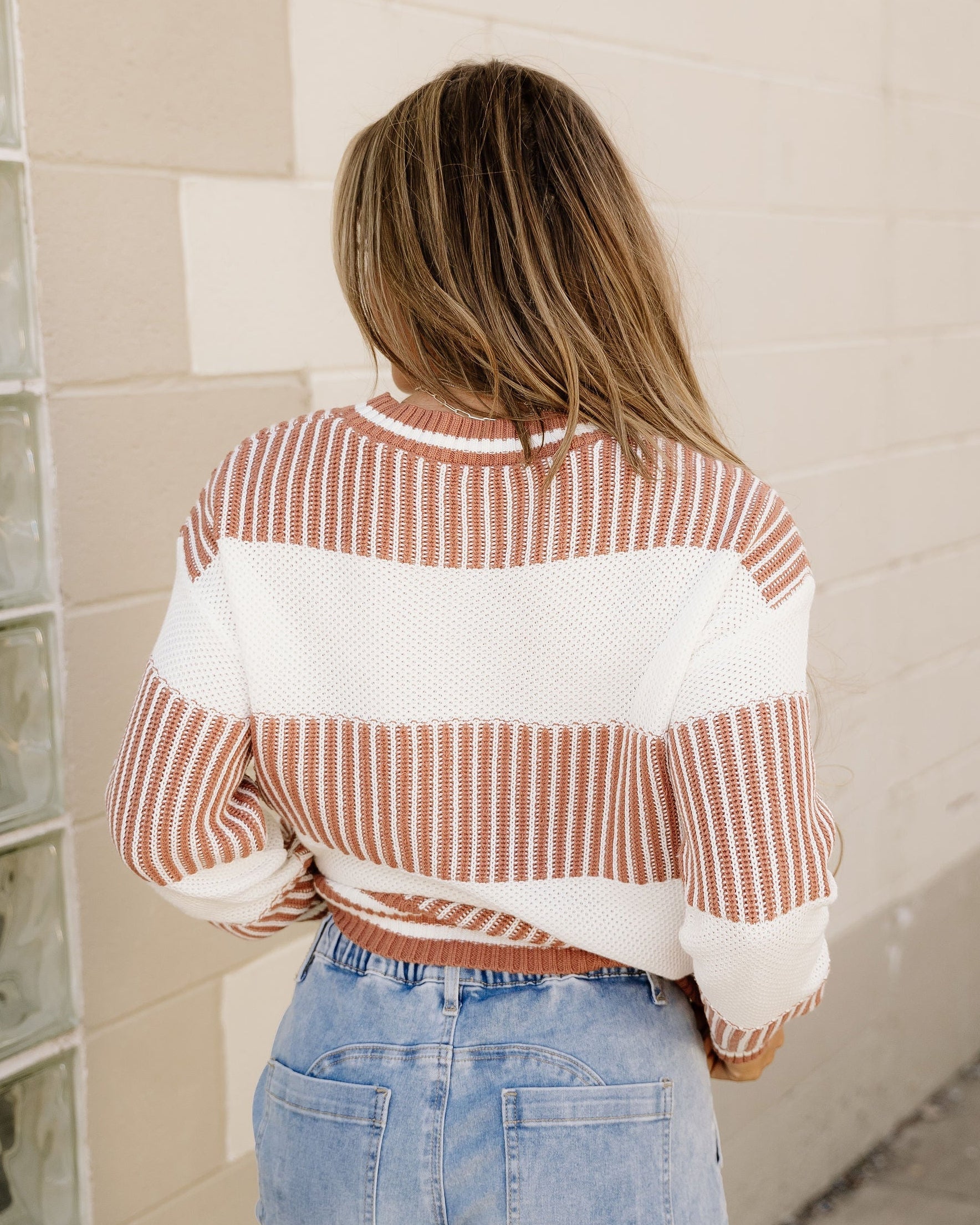 Alina Sweater - Khaki view 5 - Khaki Sweater (top)