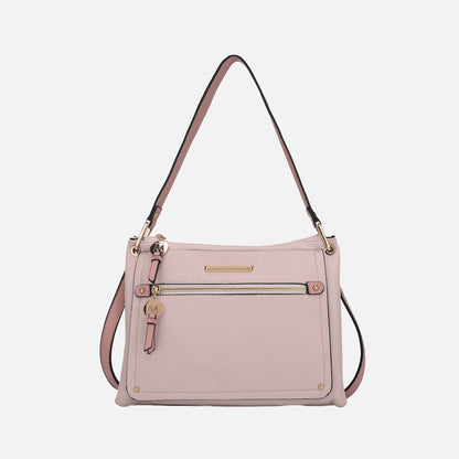 Aliyah Shoulder Bag in Navy view 7 - Aaliyah Shoulder Bag