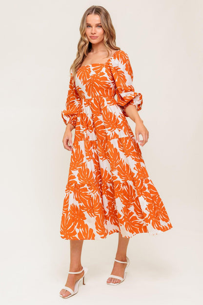 All the Drama Woven Midi Dress view 19