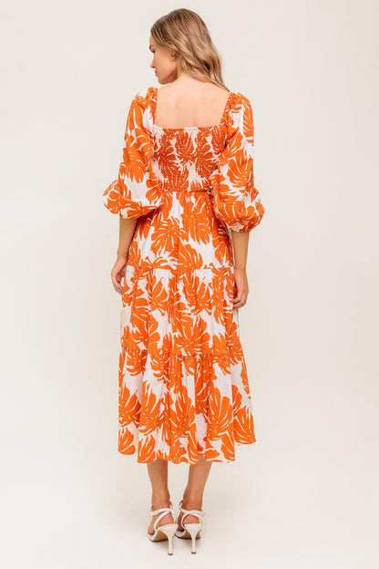 All the Drama Woven Midi Dress view 20