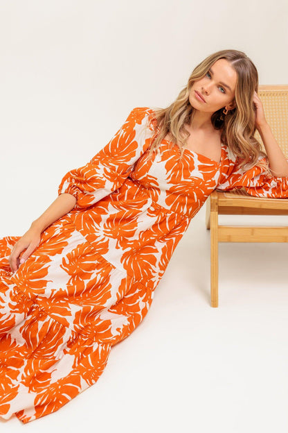 All the Drama Woven Midi Dress view 21