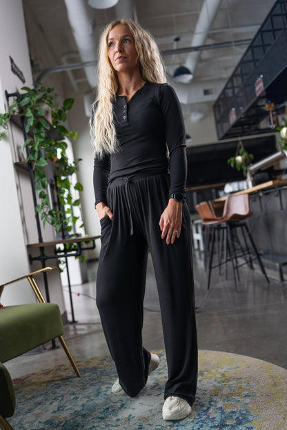 Alyth Active Calm Feather-soft Lounge Pant in Miststone view 10 (bottom)