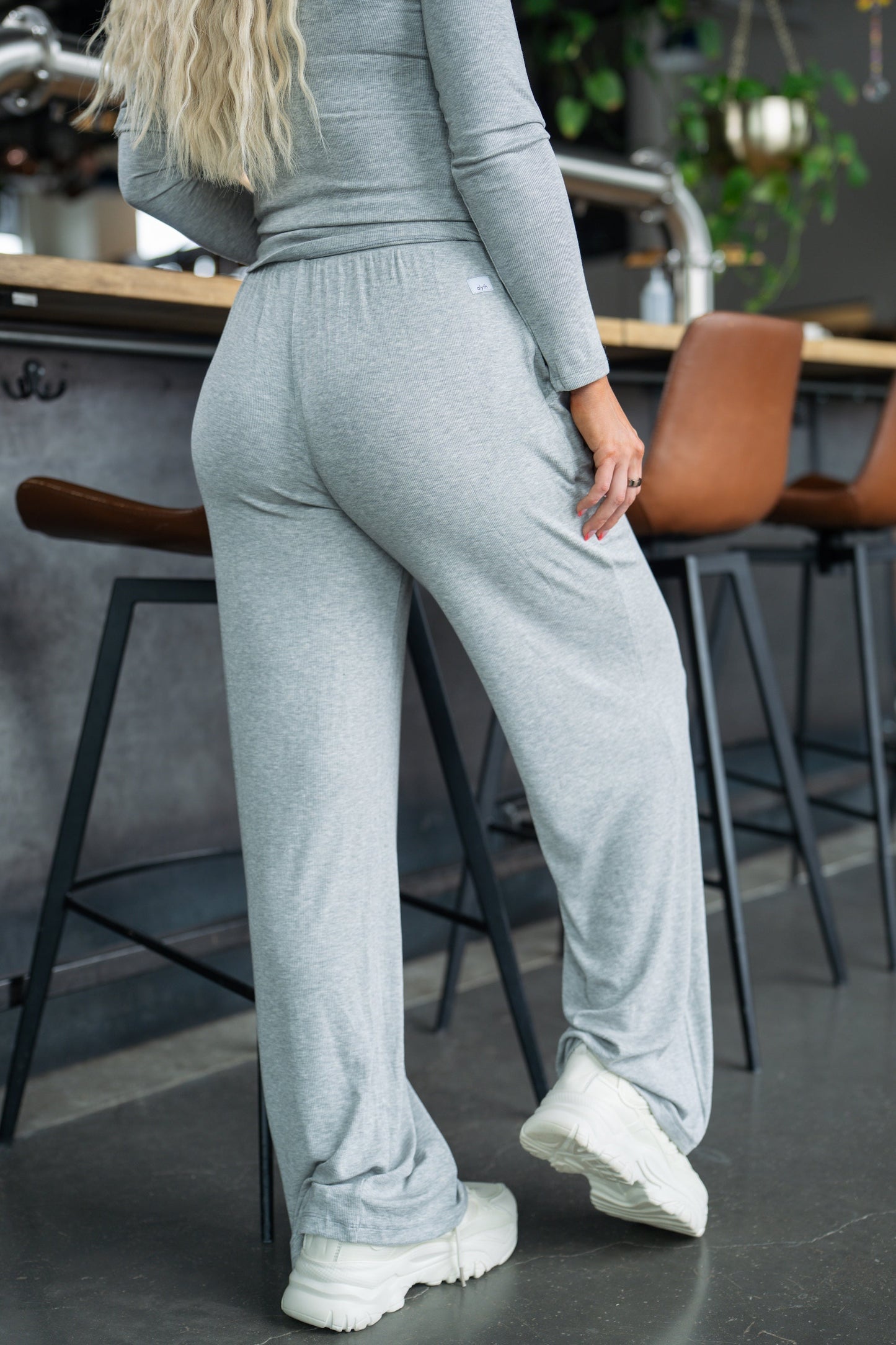 Alyth Active Calm Feather-soft Lounge Pant in Miststone view 8 (bottom)