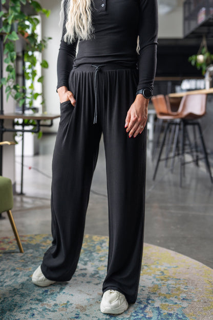 Alyth Active Calm Feather-soft Lounge Pant in Miststone view 9 (bottom)