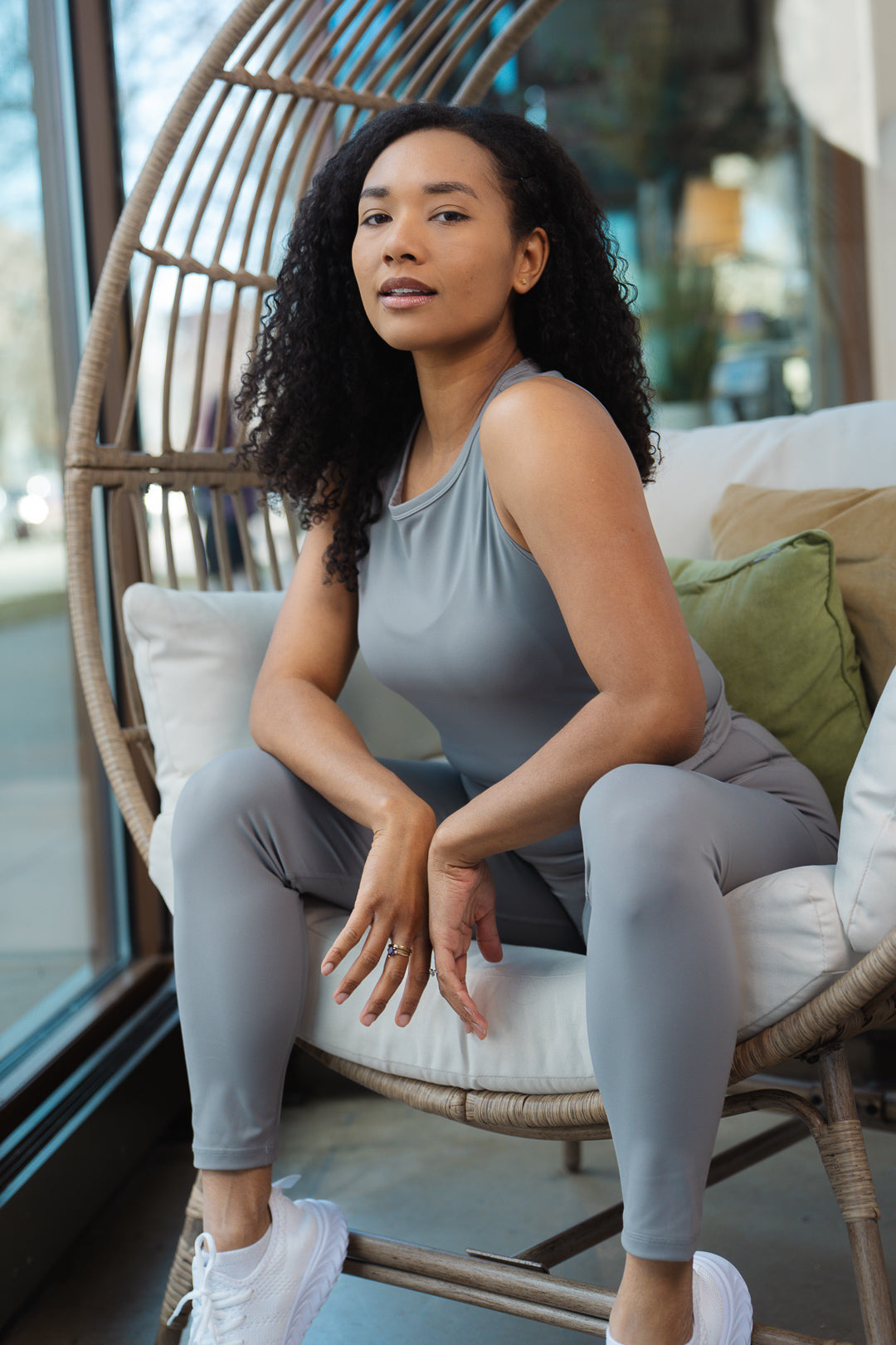 Alyth Active Gravity Strength Stayform Legging in Black view 11 (bottom)