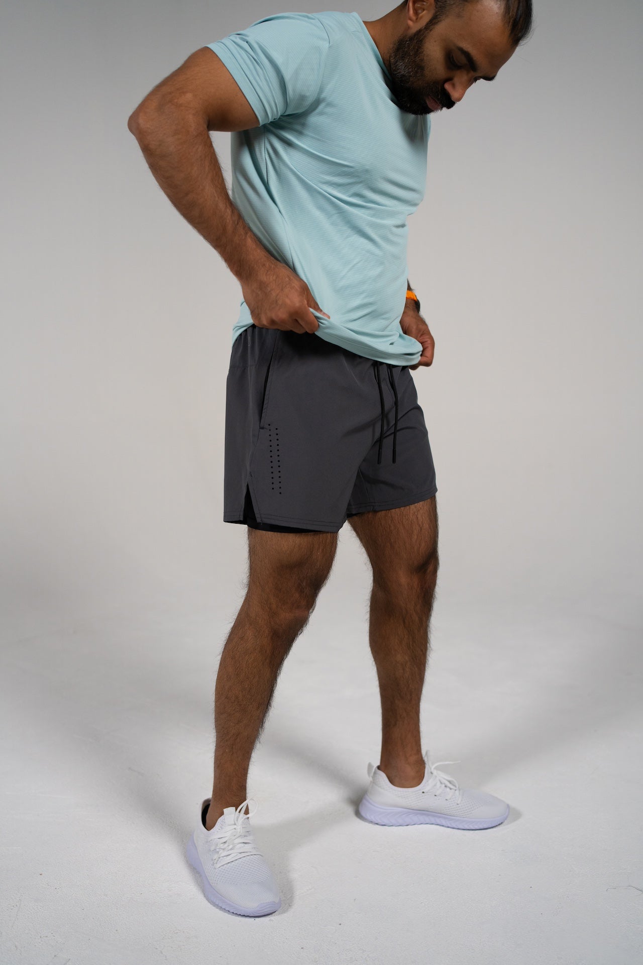 Alyth Active Worthy Liner Shorts in Dark Moss view 14 - Alyth Active Reviews (bottom)