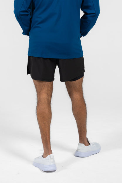 Alyth Active Worthy Liner Shorts in Midnight Blue view 5 - Alyth Active Reviews (bottom)
