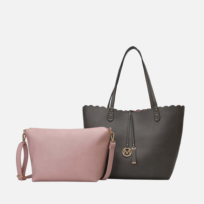 Amahia Tote Bag and Crossbody Set in Charcoal Grey view 7 - Amaiqi Tote Bag (one-piece)