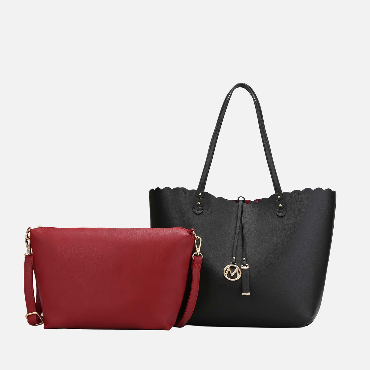 Amahia Tote Bag and Crossbody Set in Rose Pink view 8 - Amaiqi Tote Bag (one-piece)