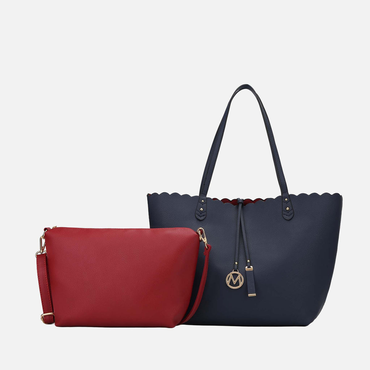 Amahia Tote Bag and Crossbody Set in Teal view 6 - Amaiqi Tote Bag (one-piece)