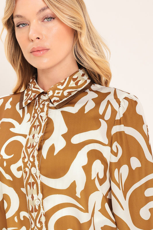 amalfi coast woven Amalfi Coast Woven Shirt view 2 (top) - shop at us.meeeshop