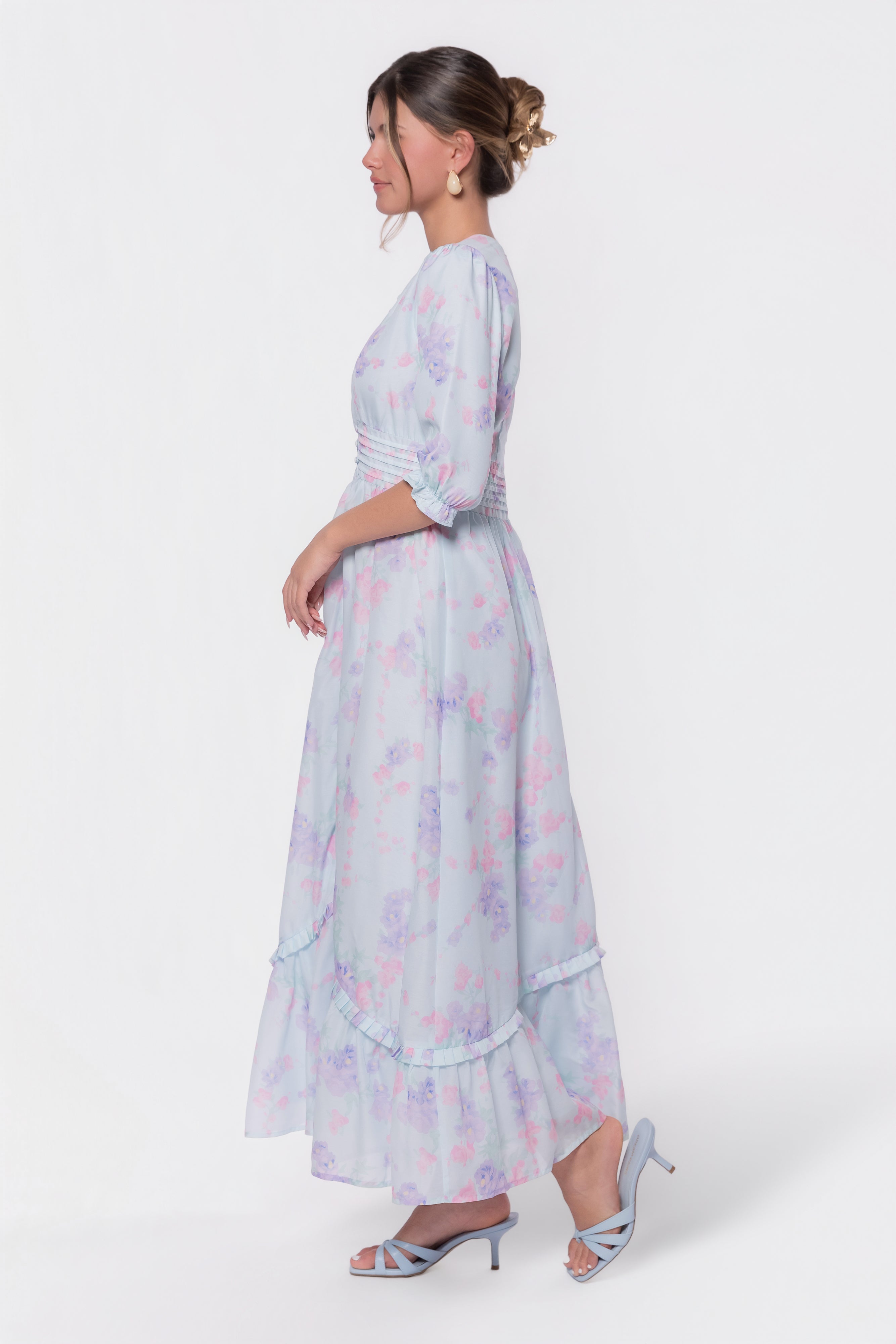 Amelia Dress (light Blue) L view 4 (dress) - amelia couture light blue dress, amelia dress lilly pulitz - shop at us.meeeshop