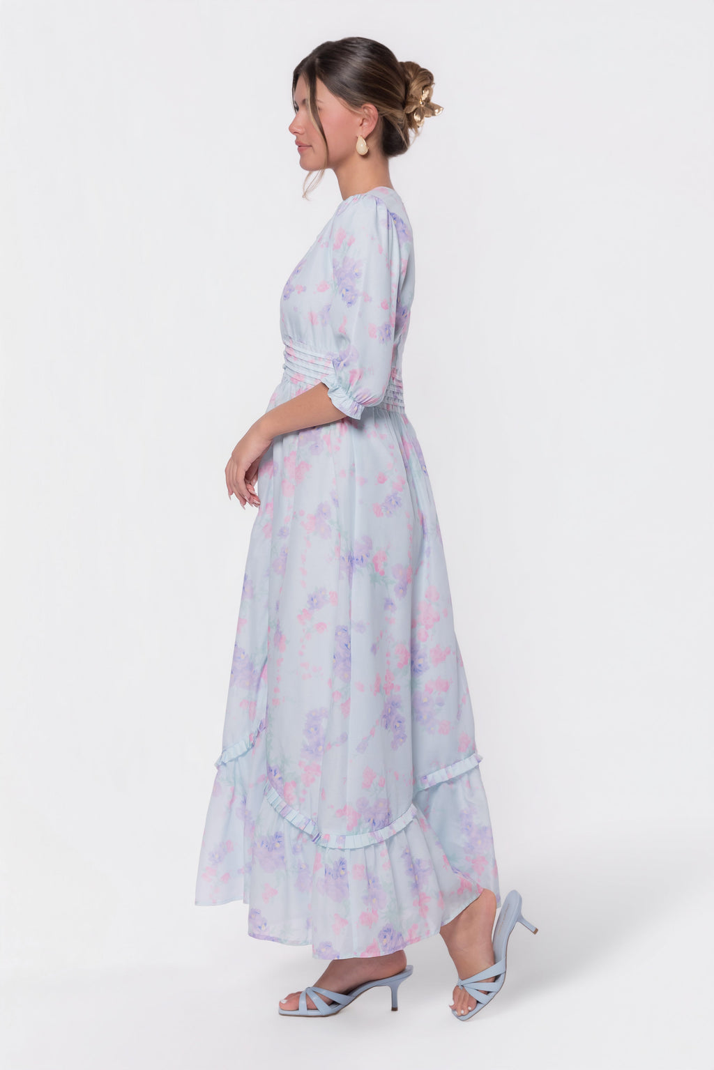 Amelia Dress (light Blue) L view 4 (dress) - amelia couture light blue dress, amelia dress lilly pulitz - shop at us.meeeshop