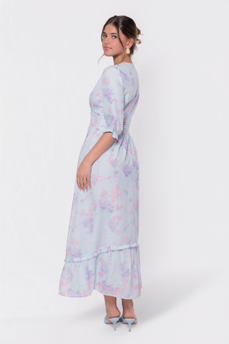 Amelia Dress (light Blue) XL view 5 (dress) - amelia couture light blue dress, amelia dress lilly pulit - shop at us.meeeshop
