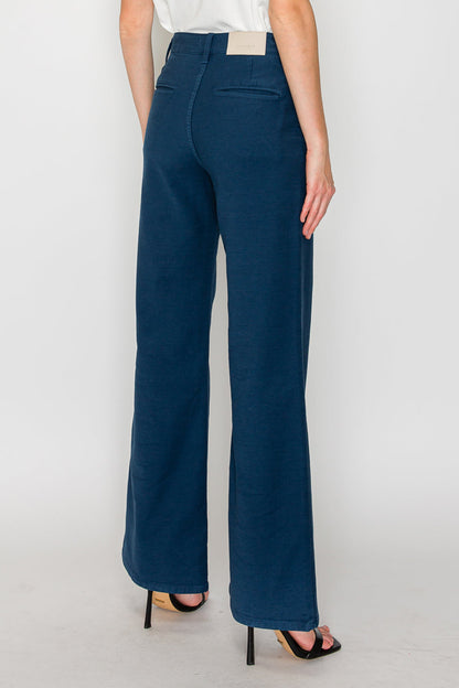 Anastasia Tummy Control High Rise Wide Flare Jeans - MeeeShop Women's Fashion