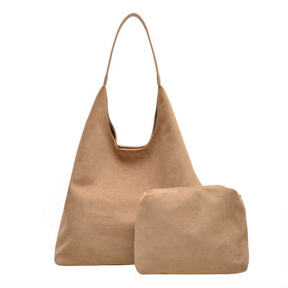 Andrea 2-in-1 Suede Hobo Shoulder Bag view 18