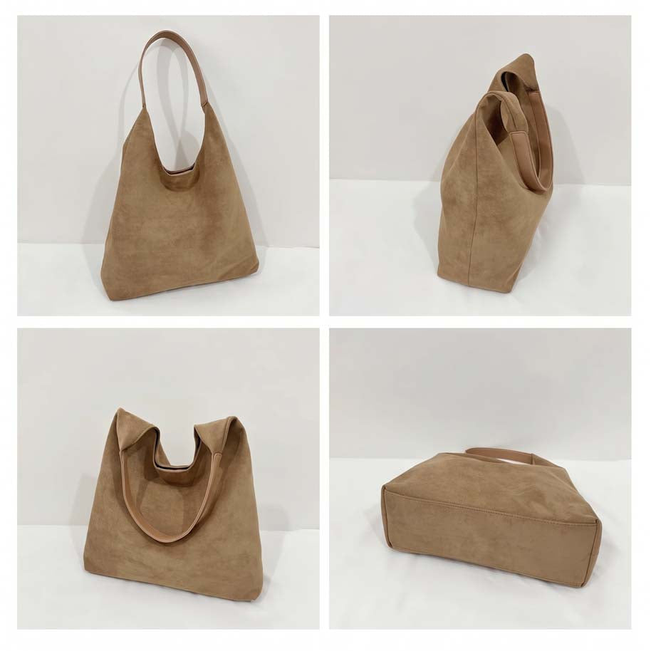 Andrea 2-in-1 Suede Hobo Shoulder Bag view 26
