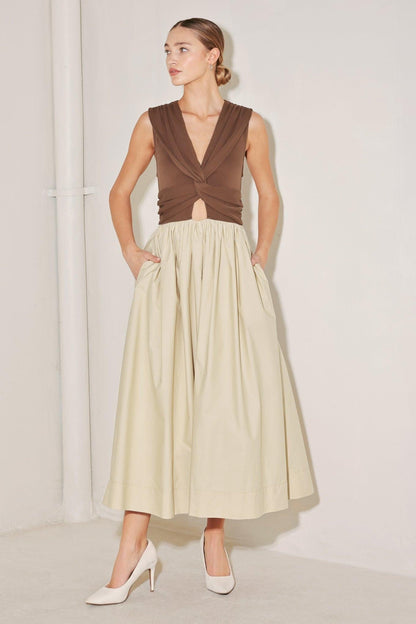 Angel Veil Solid Midi Dress view 8 - Angel Veil Wedding