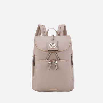 Angela Backpack Handbag in Cognac Brown view 2