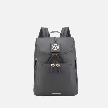 Angela Backpack Handbag in Purple view 12