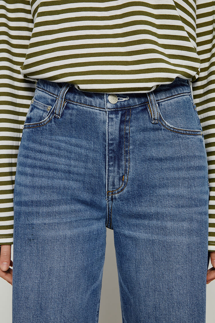 Angeles High Rise Baggy Jeans Hj103 in Go You Way view 7 - High-Waisted - Angels Jeans High Rise (bottom)
