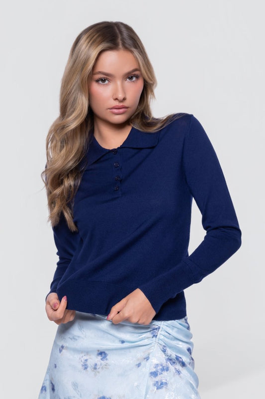 Aria Top (dark Blue) in XS - Aria Top Black