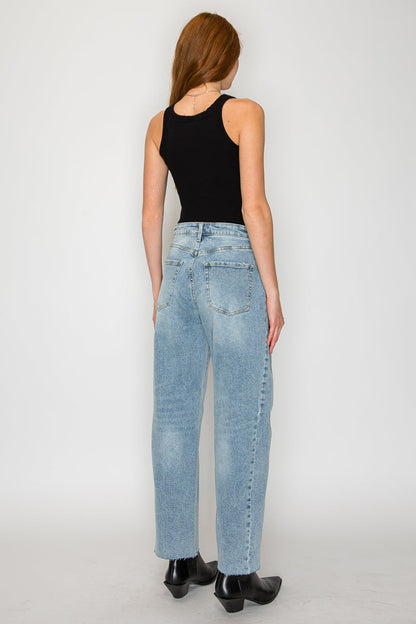 Artemis Vintage Harlow High Waisted Barrel Jeans Blue by Artemis view 7 - High-Waisted - Harlow High Waist Jeans