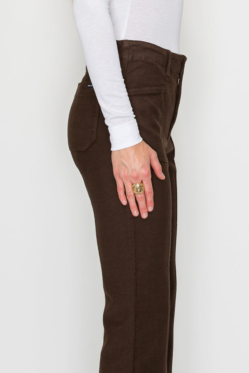 Artemis Vintage Helena Tummy Control High Rise Bootcut Jeans in 7 (27) view 3 - High-Waisted (bottom)