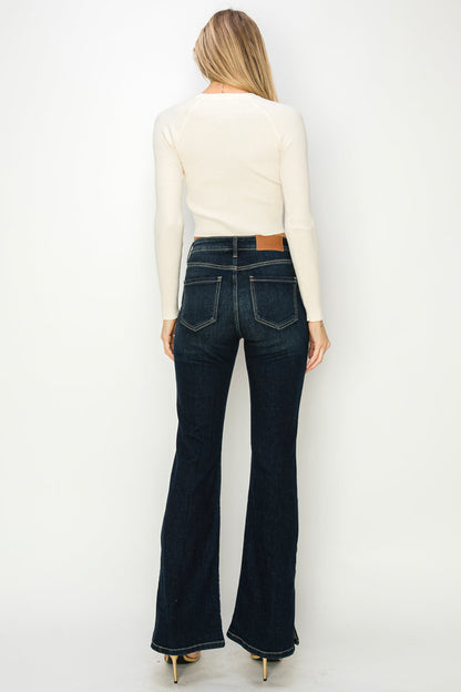 Artemis Vintage High Rise Flare Jeans in 15 (31) view 8 - High-Waisted - High Rise Jeans Women (bottom)