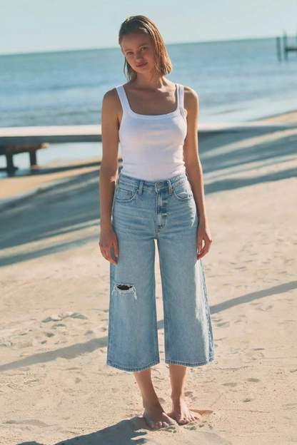 Artemis Vintage Hybrid Style* Ultra High Rise Relaxed Jort Jeans in S - High-Waisted (bottom)