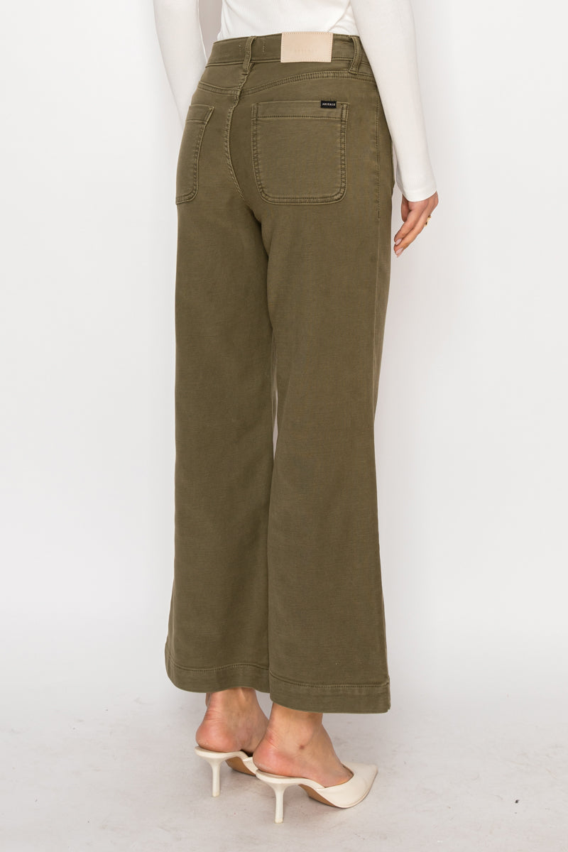 Artemis Vintage Margot High Rise Crop Palazzo Jeans in 9 (28) view 4 - High-Waisted - Margot High Rise Jeans (bottom)