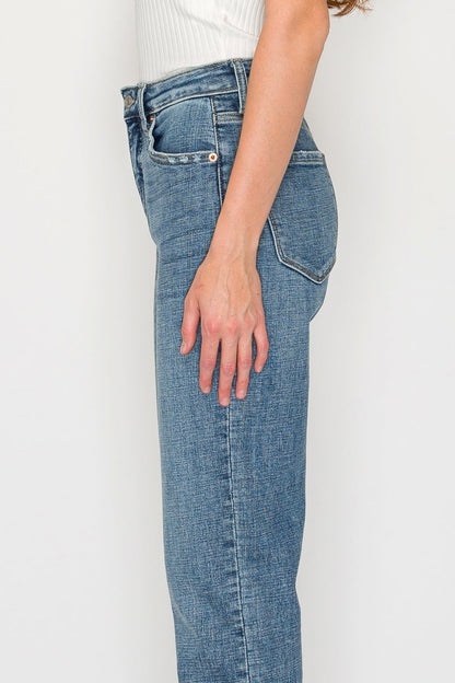 Artemis Vintage Sabine Tummy Control High Rise Slim Straight Jeans view 9 - High-Waisted (bottom)