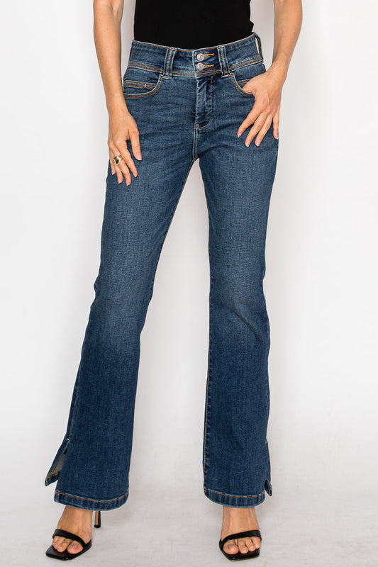 Artemis Vintage Simone Tummy Control High Rise Bootcut Jeans in 3 (25) view 2 - High-Waisted (bottom)