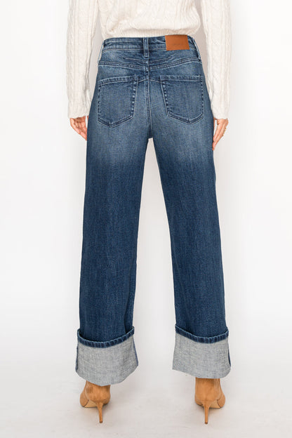 Artemis Vintage Tummy Control High Rise A-wide Jeans in 9 (28) view 4 - High-Waisted - Tummy Control Jeans For Women