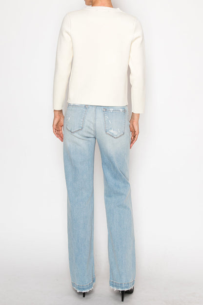 Artemis Vintage Tummy Control High Rise Relaxed Straight Leg Jean in 13 (30) view 7 - High-Waisted - Tummy Control Jeans