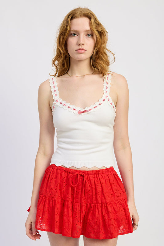 Aruna Top in Off-White - Aruna Top Cult Gaia