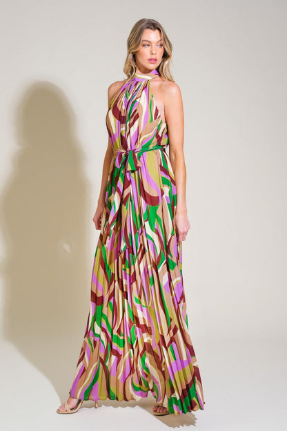 As Time Goes by Woven Maxi Dress view 7 - Time Flies Dress Up