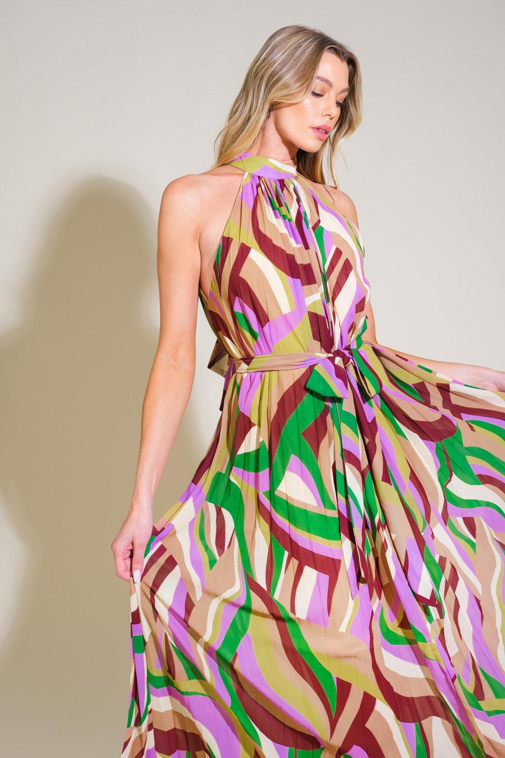 As Time Goes by Woven Maxi Dress view 8 - Time Flies Dress Up