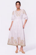 Ashley Dress (ivory Pink) XS (dress) - laura ashley ivory dress, laura ashley ivory dressing table, ash - shop at us.meeeshop