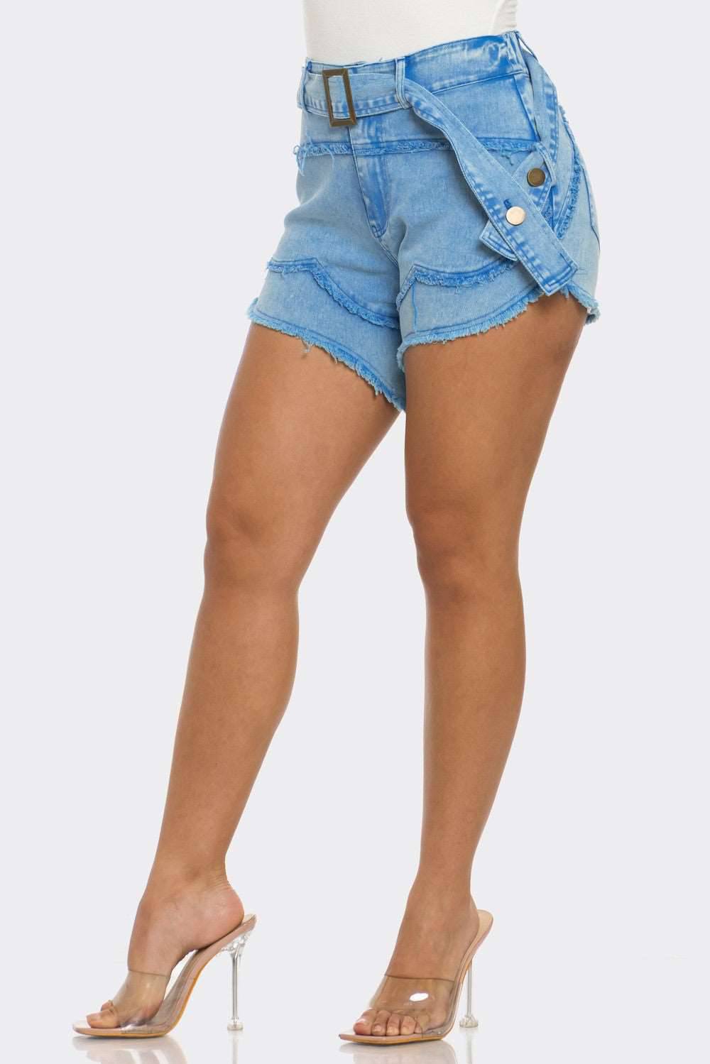 Athina Casual Summer Strap Shorts in Medium view 3 - Summer Outfit Idea (bottom)