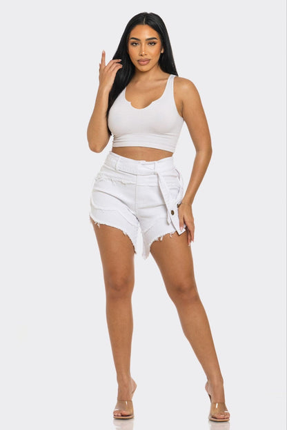 Athina Casual Summer Strap Shorts view 8 - Summer Outfit Idea (bottom)