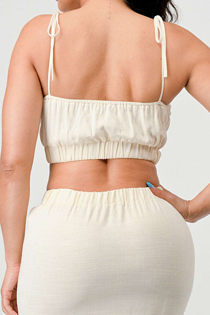 Athina Retail Cream Dream Ruched Set view 12 (one-piece)
