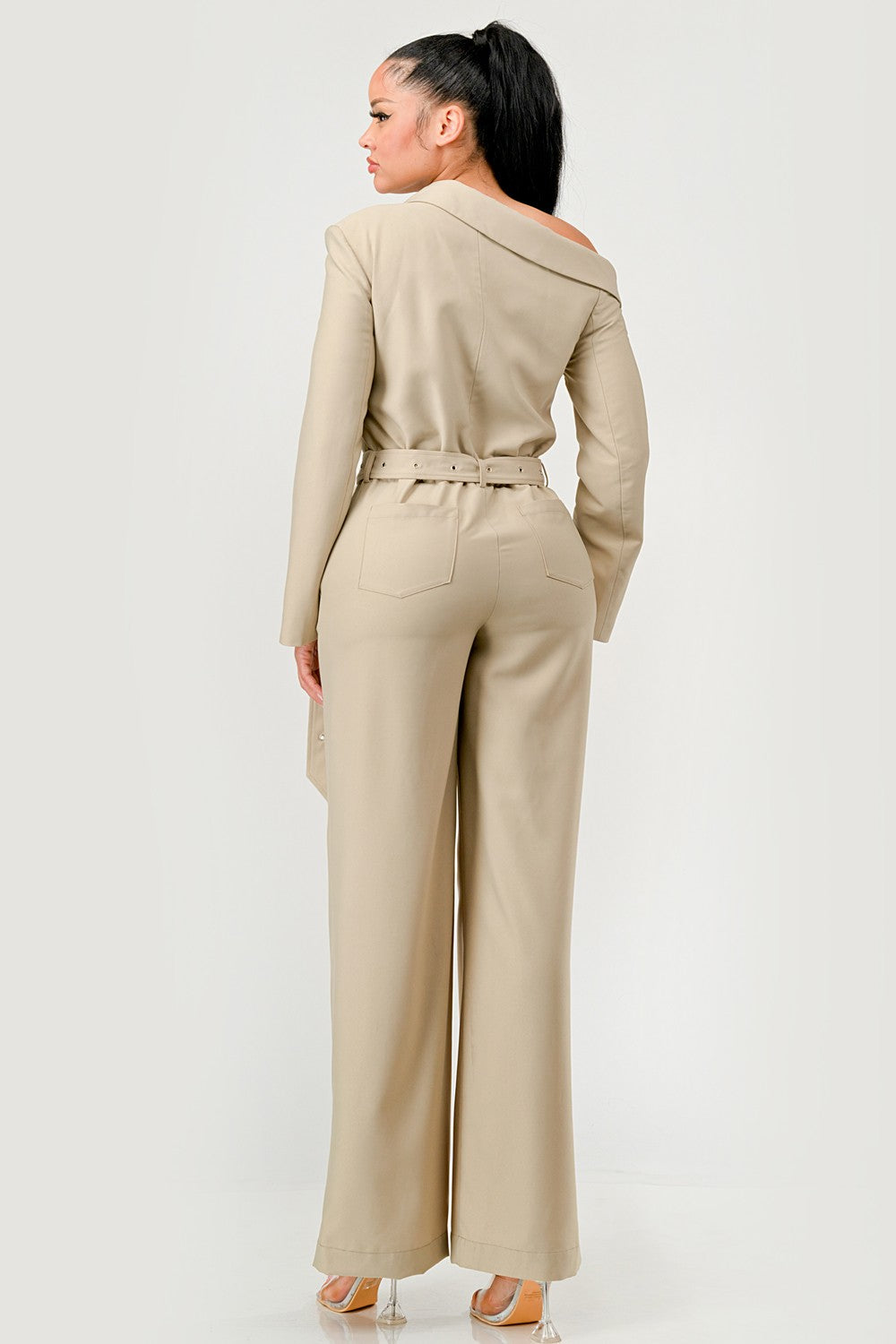 Athina Retail Savannah Elegance Trench Jumpsuit view 4 (layer)