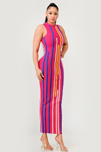 Athina Retail Sunset Boulevard Maxi in PINK view 4 - Sunset Boulevard Maxi Trusso (dress)