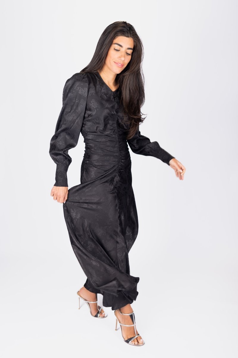 Audrey Dress Long Sleeve (black) in XL view 5