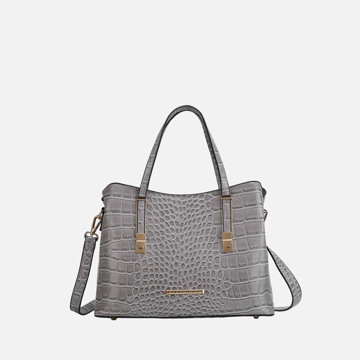 Aurelia Embossed Shoulder Bag in Pink view 6