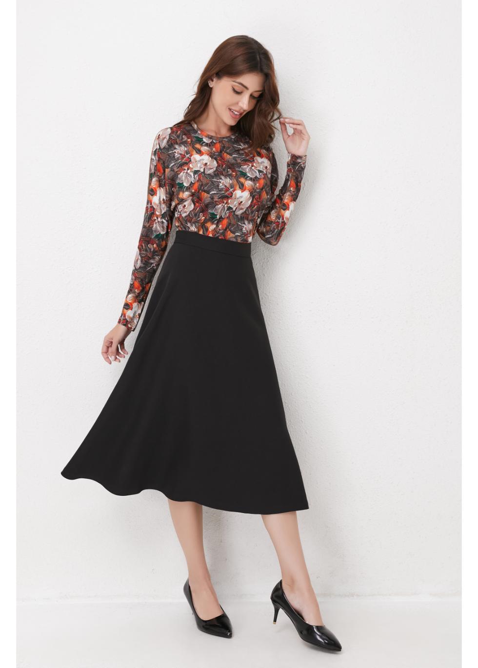 Autumn Bloom Knit Top view 7 - Fall Wardrobe Essential - Autumn Top