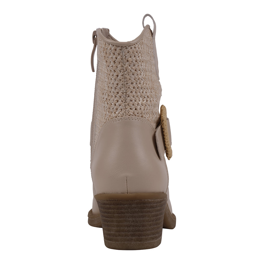 Avery Beige Western Booties 7 view 3 (shoe) - western booties, beige western booties - shop at us.meeeshop
