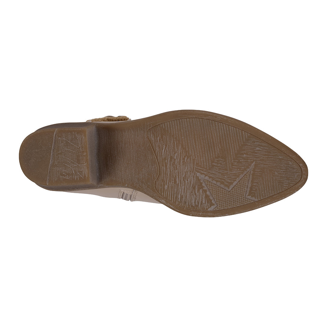 Avery Beige Western Booties 8 view 5 (shoe) - western booties, beige western booties - shop at us.meeeshop
